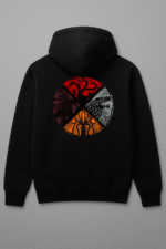 Soulskull Back Print Cotton Hoodie