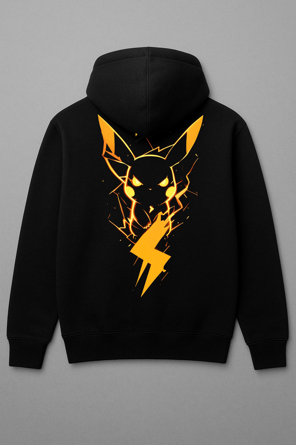 Pikachu Soulskull Back Print Cotton Hoddie - Image 1